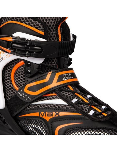 Łyżworolki Nils Extreme Na1060S Czarno-Pomarańczowe Rozm. 41