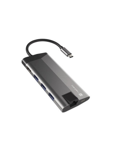 Natec Multiport Fowler Plus Usb-C, Hdmi 4K, Rj45