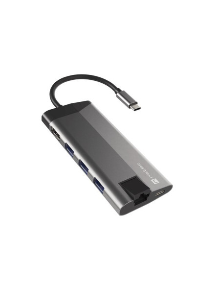 Natec Multiport Fowler Plus Usb-C, Hdmi 4K, Rj45