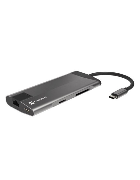 Natec Multiport Fowler Plus Usb-C, Hdmi 4K, Rj45