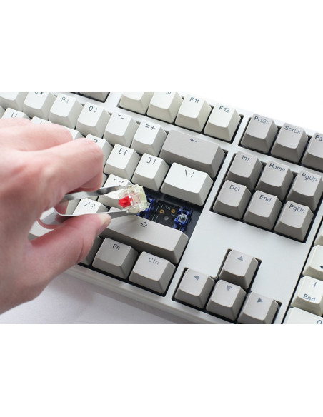 Ducky Origin Vintage Klawiatura Uniwersalne Usb Qwertz Niemiecki Szary