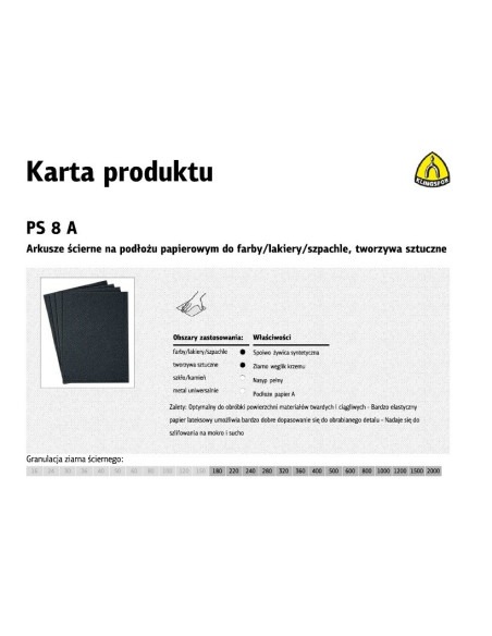 K.papier Ścier.wodny  P 800 Ps8A/50Szt