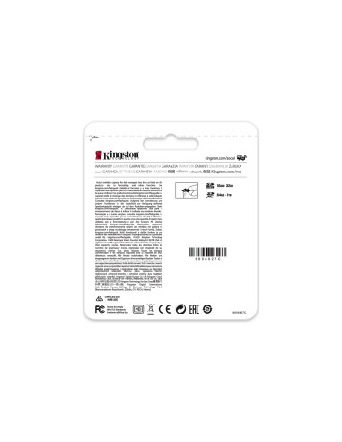 Karta Pamięci Kingston Canvas Select Plus Sds2/64Gb (64Gb  Class U1, V10  Karta Pamięci)