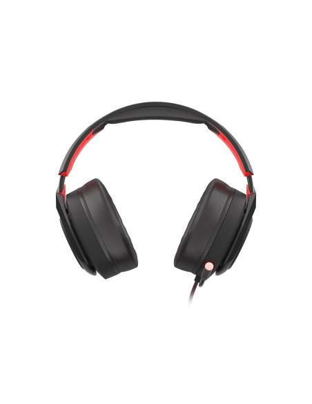 Genesis Radon 610 Zestaw Słuchawkowy Przewodowa Opaska Na Głowę Gaming Usb Typu-A Czarny, Czerwony
