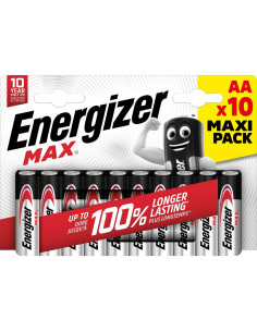 Energizer Baterie Max Aa Lr6 10 Sztuk Eco