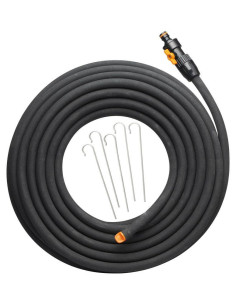 Fiskars 1025935 Wąż Ogrodowy 15 M Nad Ziemią Guma Czarny 2