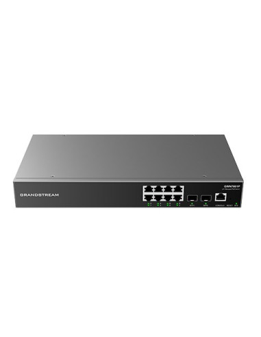 Grandstream Gwn 7801P Poe 8Ge 2Sfp Zarządzalny Switch L2+ | Sieć | Przełączniki L2+
