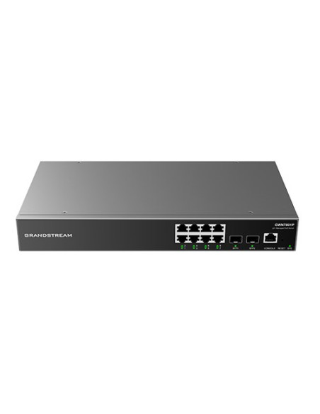 Grandstream Gwn 7801P Poe 8Ge 2Sfp Zarządzalny Switch L2+ | Sieć | Przełączniki L2+