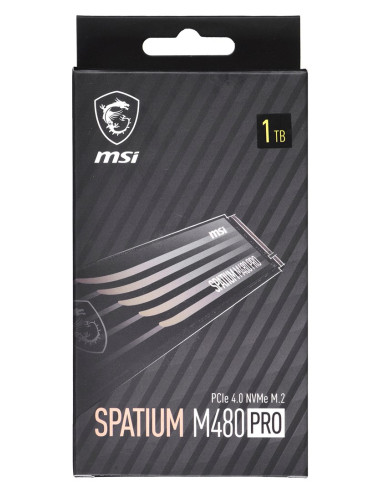Dysk Ssd Msi Spatium M480 Pro 1Tb Pcie 4.0 Nvme M.2 2280