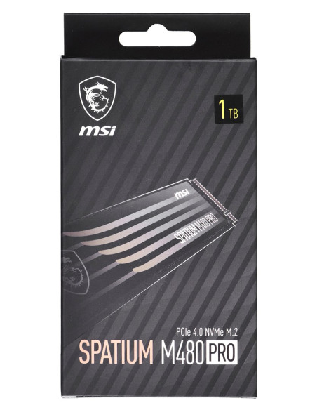 Dysk Ssd Msi Spatium M480 Pro 1Tb Pcie 4.0 Nvme M.2 2280