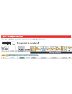 Milwaukee Brzeszcz. T744D /5Szt. Drewno (5Szt) 155Mm Szybkie Cięcie.