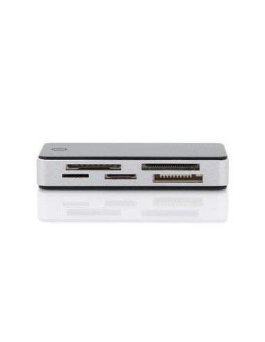Czytnik Kart 5-Portowy Usb 3.0 Superspeed(All-In-One) Czarno-Srebrny