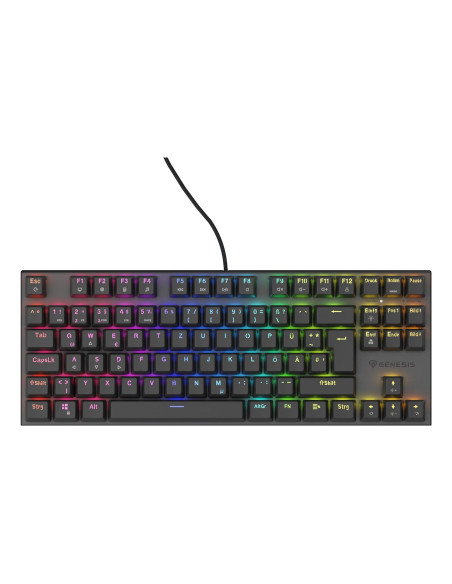Genesis Thor 303 Tkl Klawiatura Gaming Usb Qwertz Niemiecki Czarny
