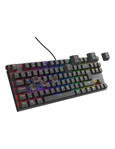 Genesis Thor 303 Tkl Klawiatura Gaming Usb Qwertz Niemiecki Czarny