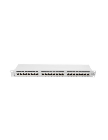 Patch Panel Lanberg Pps5-1024-S (1U  19"  Kat. 5E  Ftp  24Xrj-45)