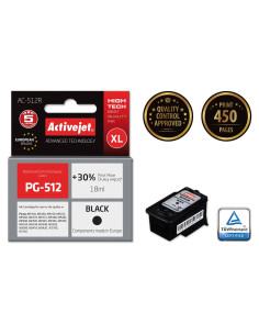Activejet Ac-512R Tusz (Zamiennik Canon Pg-512  Premium  18 Ml  Czarny) 2
