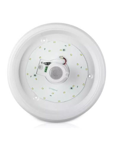 Plafon Led V-Tac Samsung Chip 12W Czujnik Ruchu Vt-13 Sku21808 4000K 900Lm 3 Lata Gwarancji