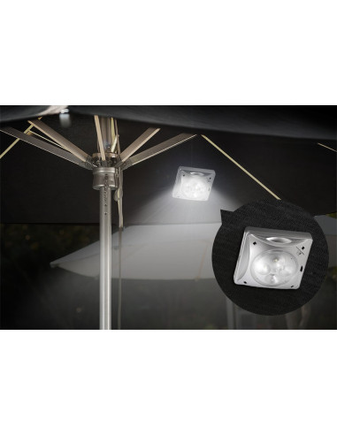 Wysokiej Jakości Lampa Solarna Z Czujnikiem Zmierzchu Pod Parasol Maclean Mce124