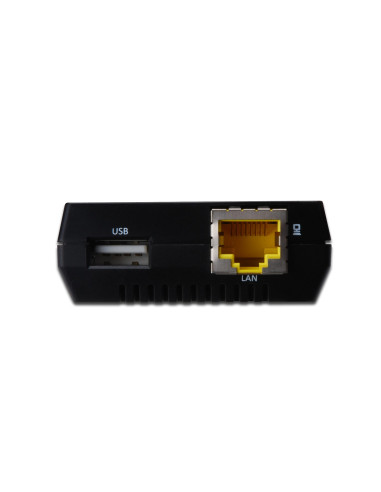 Digitus Wielofunkcyjny Serwer Wydruku/Print Server 1Xusb 2.0 Hub Sieciowy, Nas, 1X Rj45, Lan 10/100Mbps Dn-13020