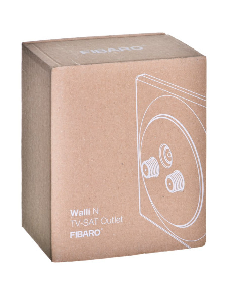 Gniazdko Walli N Tv-Sat Outlet Fibaro Walli Fgwtfeu-021