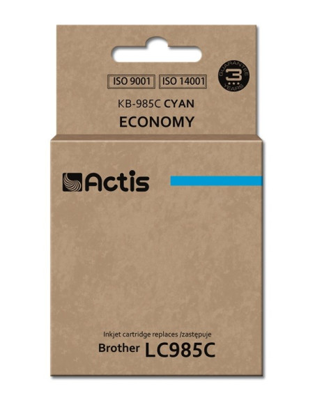 Actis Kb-985C Tusz (Zamiennik Brother Lc985C  Standard  19,5 Ml  Niebieski)