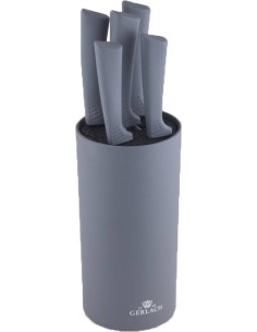 Nóż Gerlach Smart Grey ( Nóż Do Chleba Nóż Do Siekania Nóż Szefa Kuchni Nóż Do Obierania Warzyw I Owoców Mały Nóż Do Krojenia )