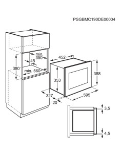 Kuchenka Mikrofalowa Electrolux Lms2203Emx (700W  Kolor Czarny) 2