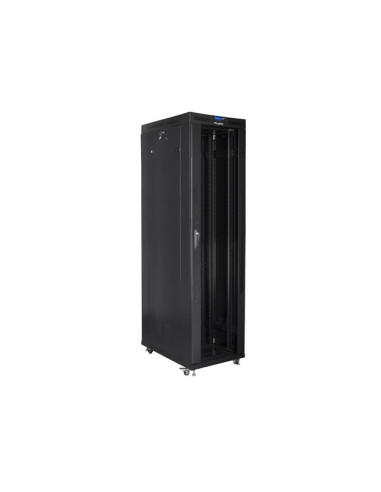 Lanberg Szafa Stojąca Rack 19" 47U 800X1000 Drzwi Szklane Lcd Czarna Ff01-8047-12Bl (Flat Pack)