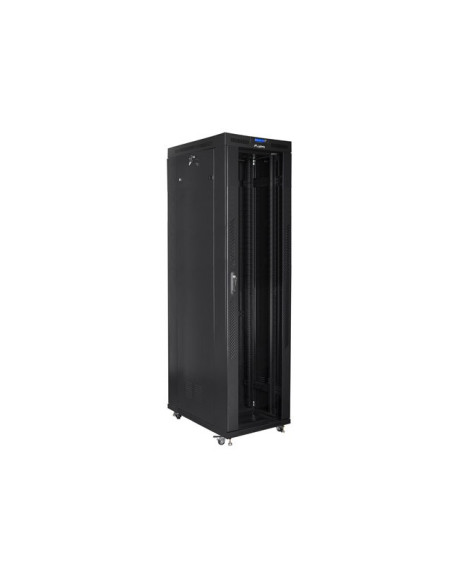 Lanberg Szafa Stojąca Rack 19" 47U 800X1000 Drzwi Szklane Lcd Czarna Ff01-8047-12Bl (Flat Pack)