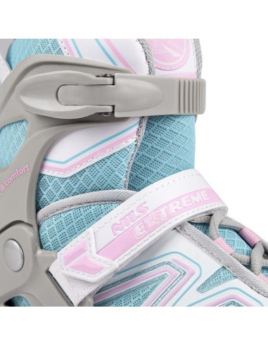 Łyżworolki Nils Extreme Na14169 A Niebiesko-Szare Rozm. L (39-42)