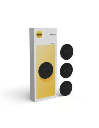Yale Dot 3-Pack (Black) Nfc Tag
