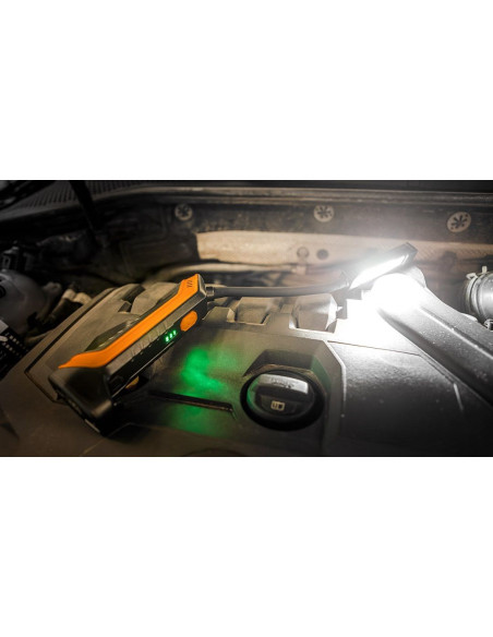 Lampa Warsztatowa Akumulatorowa 400 Lm Cob + Latarka