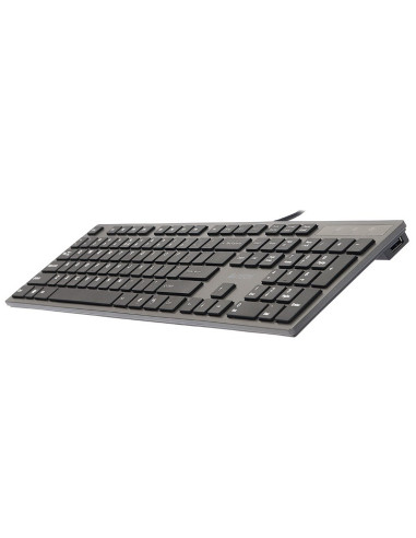 Klawiatura Membranowa A4 Tech Kv-300H A4Tkla39976 (Usb 2.0  (Us)  Kolor Czarny)