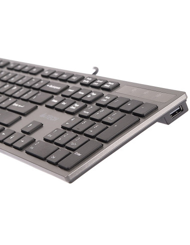 Klawiatura Membranowa A4 Tech Kv-300H A4Tkla39976 (Usb 2.0  (Us)  Kolor Czarny)