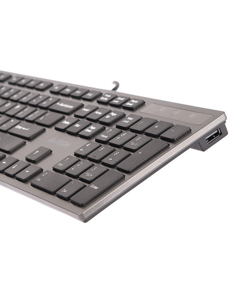 Klawiatura Membranowa A4 Tech Kv-300H A4Tkla39976 (Usb 2.0  (Us)  Kolor Czarny)