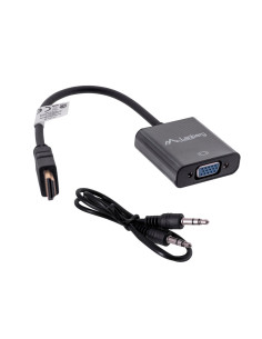 Adapter Lanberg Ad-0017-Bk (Hdmi M - D-Sub (Vga) F  0,20M  Kolor Czarny)