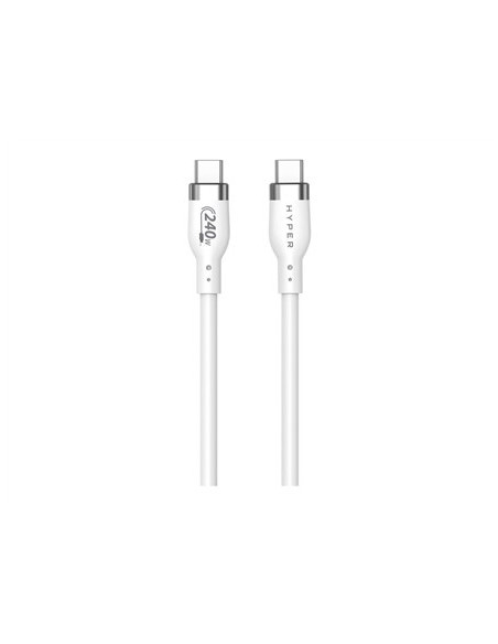 Hyper Hj4002Whgl Kabel Usb Usb 2.0 2 M Usb C Biały