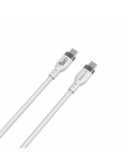 Hyper Hj4002Whgl Kabel Usb Usb 2.0 2 M Usb C Biały