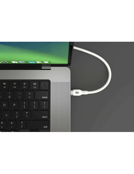 Hyper Hj4002Whgl Kabel Usb Usb 2.0 2 M Usb C Biały