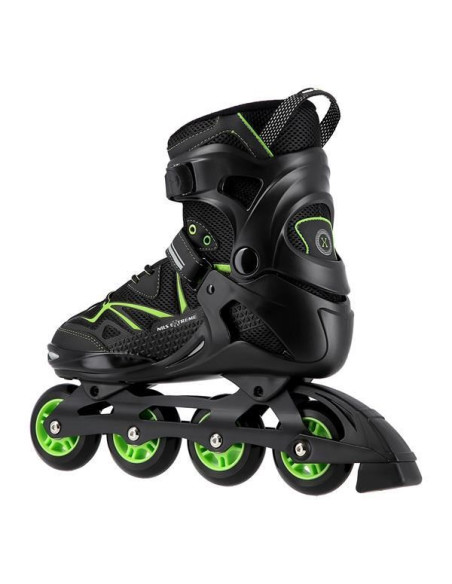 Łyżworolki Nils Extreme Na9022 Czarno-Zielone Rozm. 40