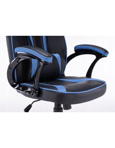 Fotel Obrotowy Gamingowy Krzesło Drift Niebieski