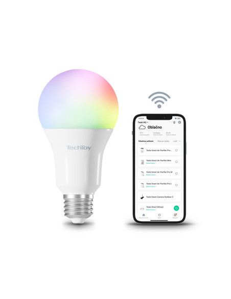 Inteligentna Żarówka Tesla Rgb 11W E27 3Szt.