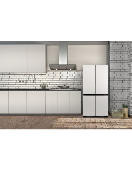 Chłodziarko-Zamrażarka Hitachi French 4 Door R-Wb640Vru0X-1 (Mgw) Deluxe Białe Matowe Szkło