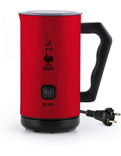 Bialetti Milk Frother Mkf02 Rosso Elektryczny Spieniacz Do Mleka