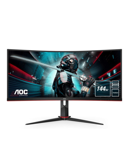 Aoc G2 Cu34G2X/Bk Monitor Komputerowy 86,4 Cm (34") 3440 X 1440 Px Quad Hd Led Czarny