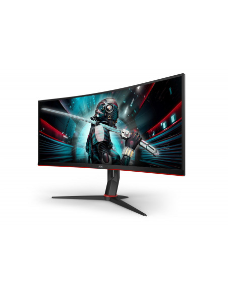Aoc G2 Cu34G2X/Bk Monitor Komputerowy 86,4 Cm (34") 3440 X 1440 Px Quad Hd Led Czarny