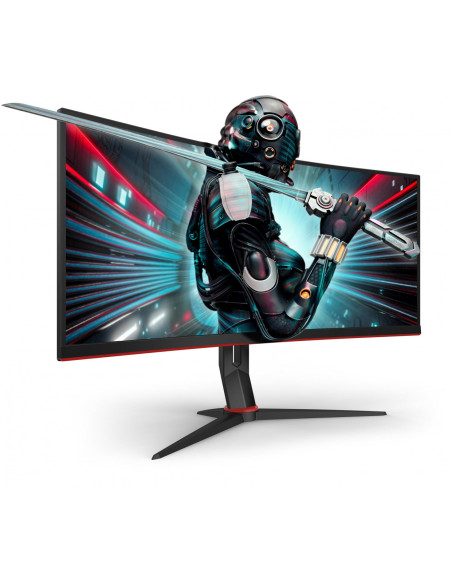 Aoc G2 Cu34G2X/Bk Monitor Komputerowy 86,4 Cm (34") 3440 X 1440 Px Quad Hd Led Czarny