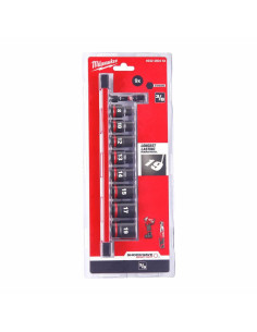 Milwaukee Zestaw Nasadek Udarowych 3/8" 9Szt.
