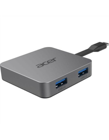 Acer Hp.dscab.014 Stacja Dokująca Przewodowa Usb 3.2 Gen 1 (3.1 Gen 1) Type-C Srebrny