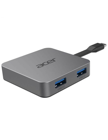 Acer Hp.dscab.014 Stacja Dokująca Przewodowa Usb 3.2 Gen 1 (3.1 Gen 1) Type-C Srebrny
